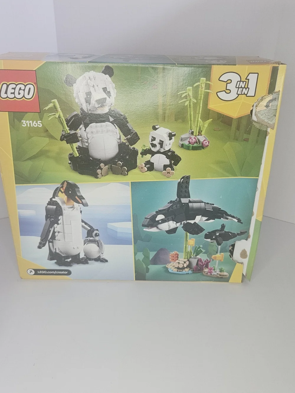 LEGO Creator Panda Family 31165 3-in-1 Set BOX ONLY